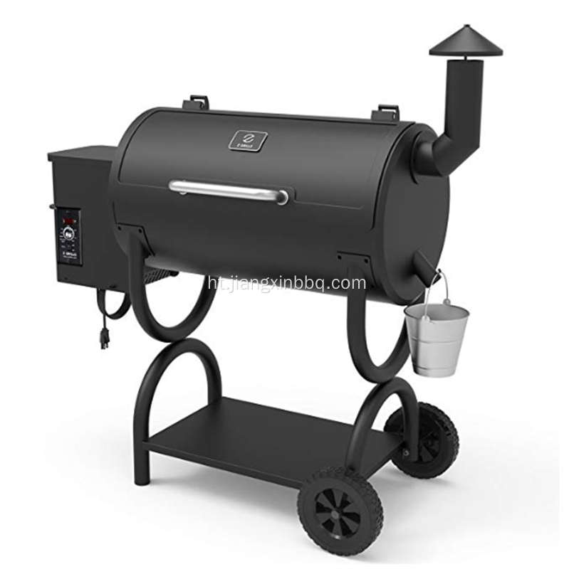 Deyò Bwa I Grenn Gri 7-an-1 barbecue Smoker