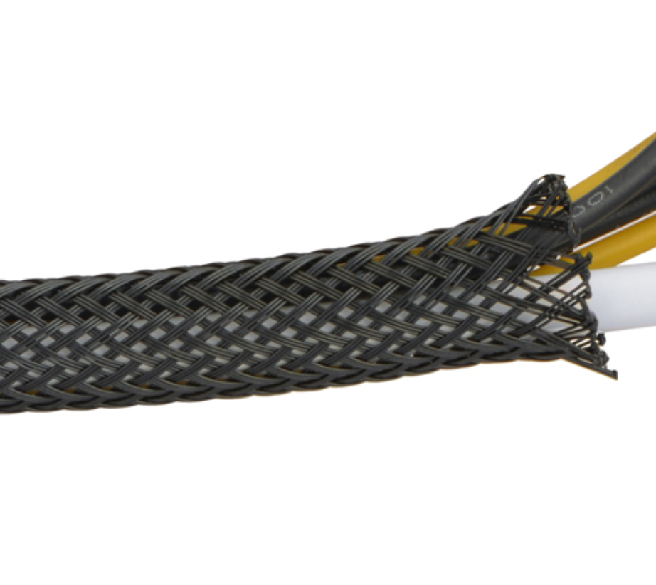 Automotive PET braided sleeve with good elasticity