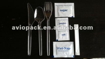 Inflight cutlery kit,inflight cutlery pack