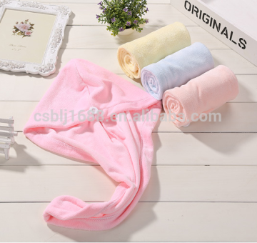 Factory Direct Microfiber Shower Head Cloth Quick Dry Bath Caps