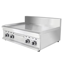 1200Mm Commercial Catering Equipment: 47 Inch Large Flat Top Gas Griddle Grill in Stainless Steel