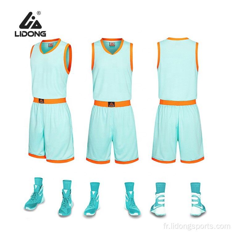 Uniforme de basket-ball multicolores pour hommes Jersey sur mesure