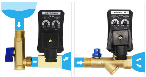 Working display of AC220V/110V Electronic Condensate Drain Valves