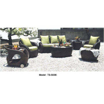 7PCS Beautiful Rattan Outdoor Leisrue Patio Modern Garden Sofa