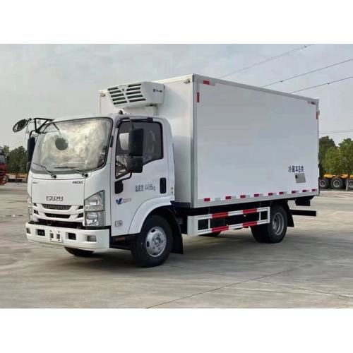 Isuzu 4x2 3ton รถบรรทุกตู้เย็น