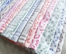 Double-Faced Back Printed Coral Fleece Fabric for Apparel and Home Use