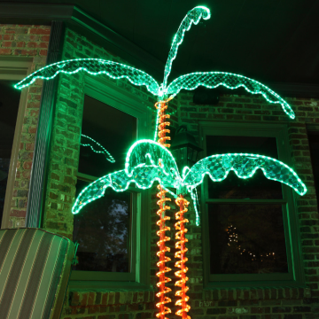 Waterproof LED Rope Light Coconut Palm Tree for Garden & Outdoor Decoration