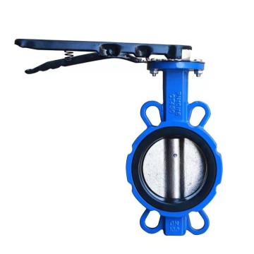 Precision Crafted Wafer Type Butterfly Valve with Handle