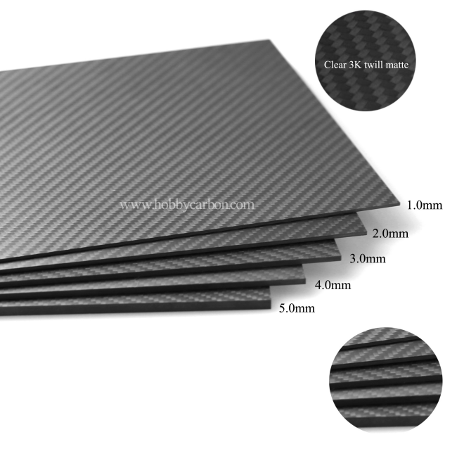 Lastre di vetro al carbonio per droni/RC Frame in Bulk