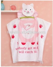 Custom Absorbent bathrobe 100% floor towels for children