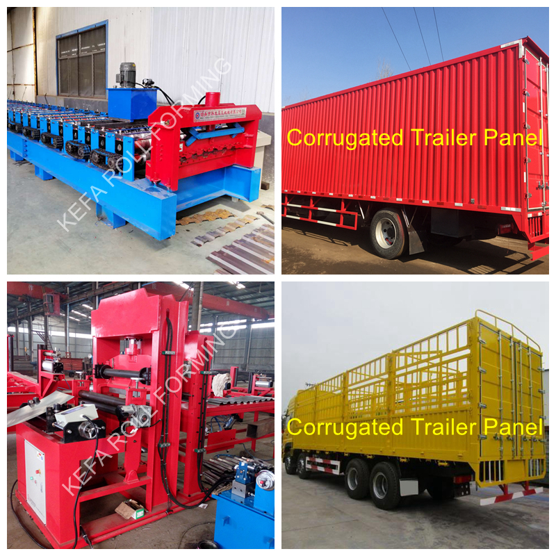 Dropside truck body panel making machine, cargo box panel making machine,truck box panel making machine