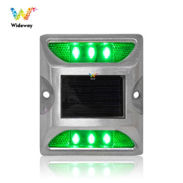 Reflective Aluminum led solar powered road stud light