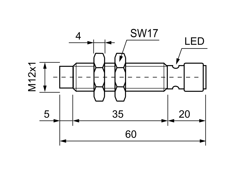 M12 proximity sensor