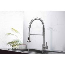 Single Handle Pull Down Sprayer Spring Kitchen Faucet