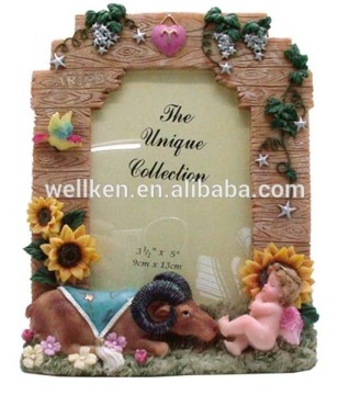 polyresin sunflower photo frame
