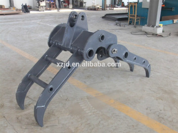 ISO approved excavator grapple bucket high quality