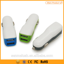 elegant design dual usb 2.1a rohs car charger
