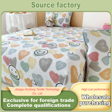 Soft Machine Washable Washed Cotton Bed Cover