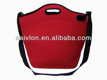 Neoprene cooler bag with shoulder strap, Insulated lunch bag, Neoprene lunch box