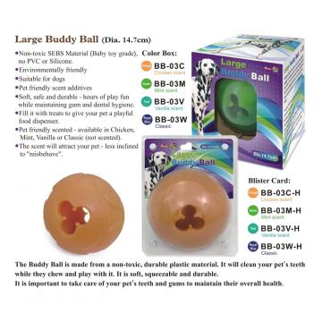 Percell Large Buddy Ball Durable Treat Dispensing Toy