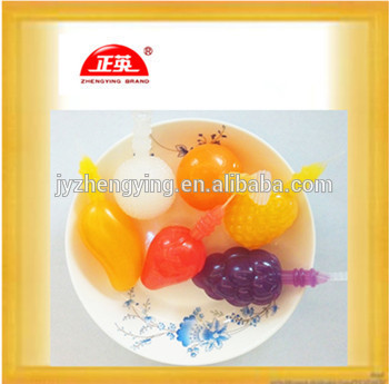 Assorted mini fruit jelly pudding