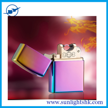 ultratin single arc pulse usb lighter slim electronic lighter usb lighter blue with high lithium rechargeable battery