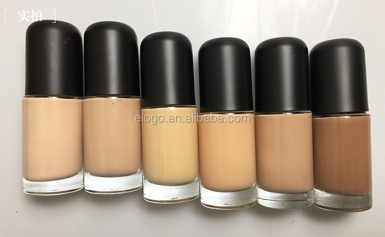 Private label wholesale cosmetic 6 colour option ODM/OEM makeup waterproof beauty liquid foundation