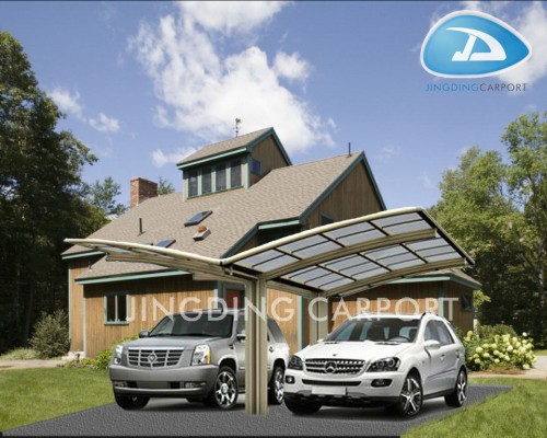 Aluminum car sunshade product carport with polycarbonate roof shelter