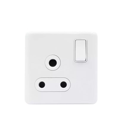 1Gang Double Pole Switched 15A Power Outlet Socket