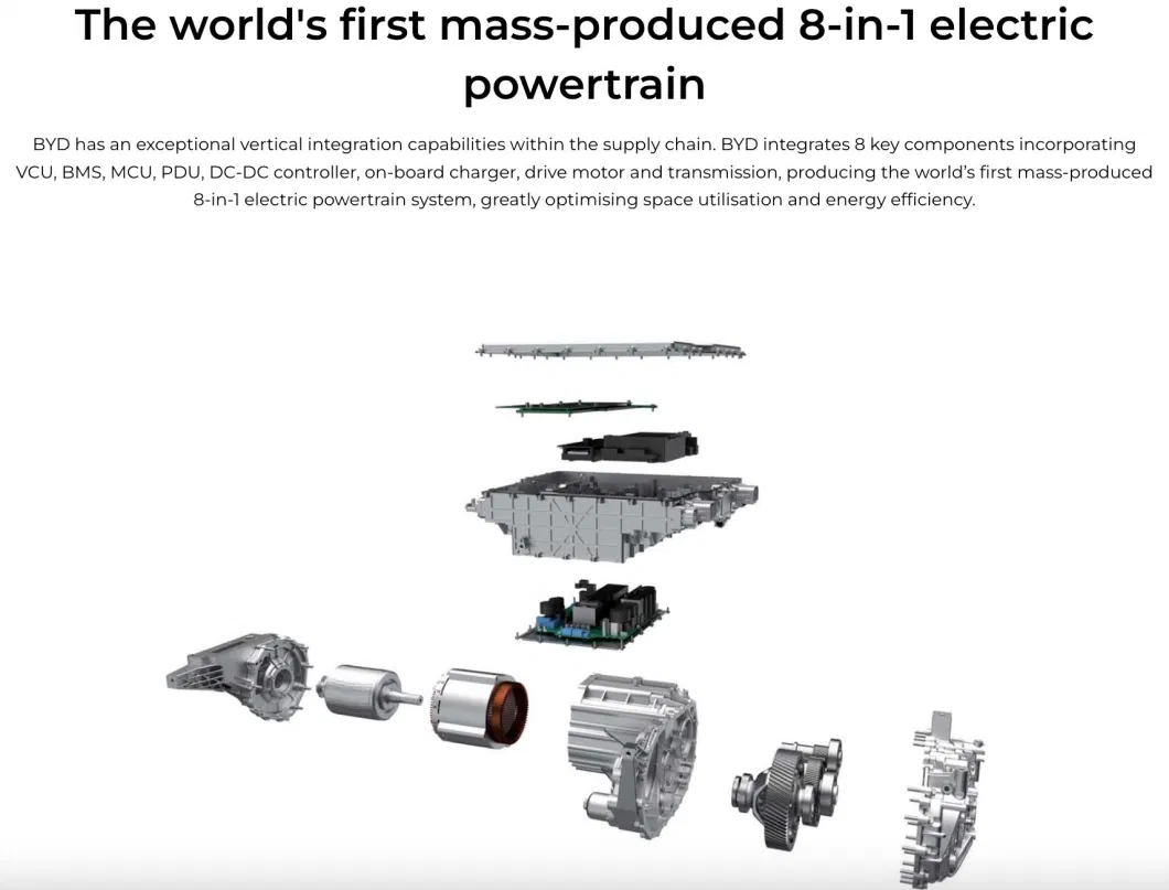 Byd Latest Qin City Auto Cheap High Speed Long Range New Energy Battery EV Electrical Electric Car