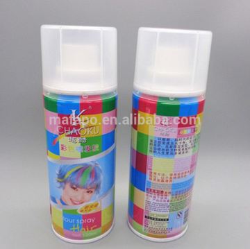 Aerosol hair spray digital perm