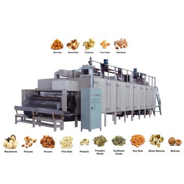 Máquina de torrefação de amendoim de cinto contínuo