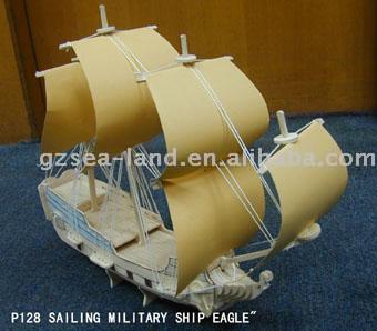 Sailing Military ship Eagle
