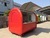 Red customized export food cart