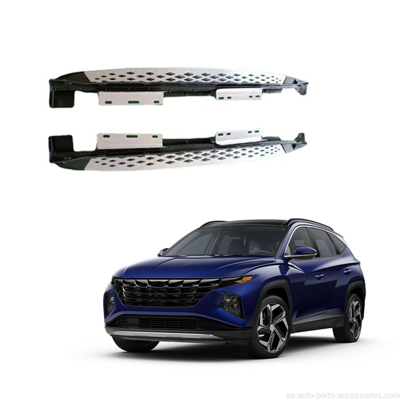 Hyundai Tucson rostfritt stål sidopedalskort
