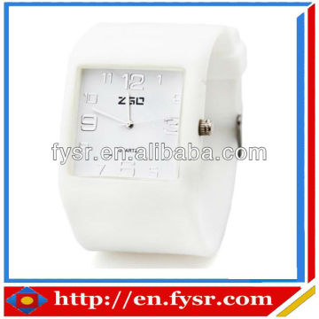 fashion silicone quartz watch gel watch silicon wristwatch