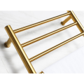 Brushed Gold Electric Heated Drying Towel Rack