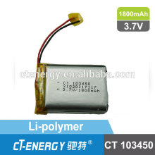 3.7V Li-polymer battery for rc helicopter battery with long battery life