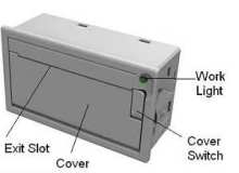 Most smaller thermal printer, RS232 interface printer