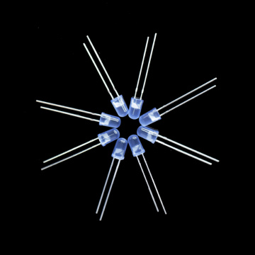 Мигающий синий светодиод 5 мм с синей рассеянной линзой