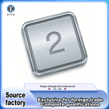 Elevator Control Button with Tri-Color LED Lighting