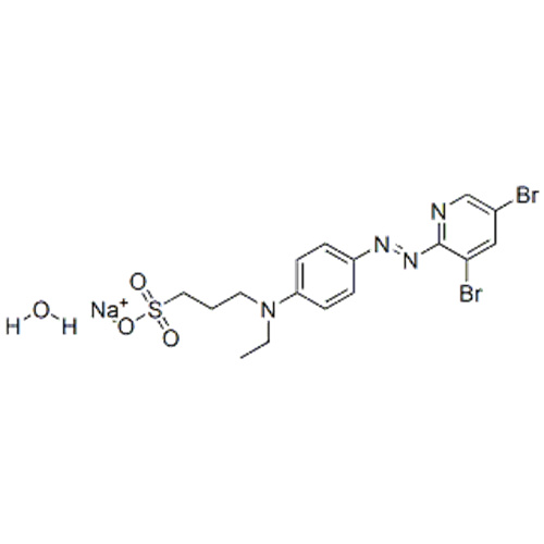 4- (3,5- 디 브로 모 -2- 피리 딜라 조) -N- 에틸 -N- (3- 설포 프로필) 아닐린, MONOSODIUM SALT, MONOHYDRATE CAS 100743-65-5