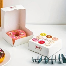 custom printed donut packaging boxes