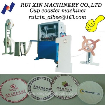 high cost efficiency paper cup coaster cushion machine