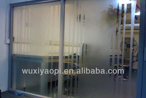 Frosted glass interior doors