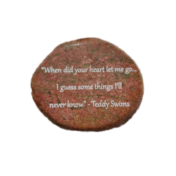 Custom Engraved Gratitude Stones - Natural River Pebbles for Gifts