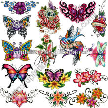 2014 hot butterfly tattoo girl tattoo kids tattoo glow tattoo