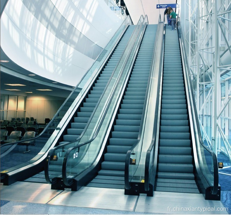 Escalator commercial avec système de contrôle VVVF