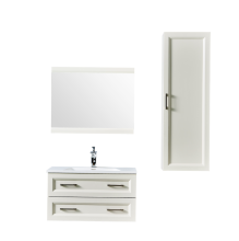 Acrylic solid surface embedded washbasin for bathroom