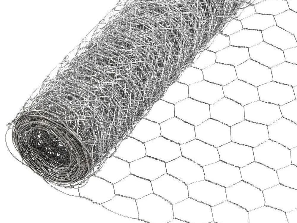 0.8m Height Electric Galvanized Hexagonal Wire Mesh Fence